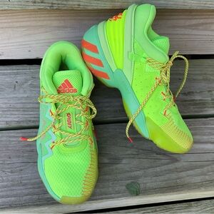 Adidas Spidey Sense Marvel DON Issue 2 Lime Green Sneakers Size 6